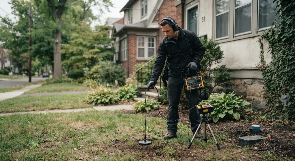 sewer line leak detection Irvington NJ